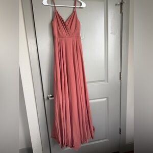 Lulus V-Neck Maxi Dress